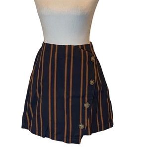 NWT Cotton On Stripe Asymmetric mini skirt. Medium